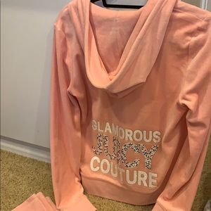 Juicy couture black label pink set